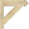 Ekena Millwork Traditional Rough Sawn Arts and Crafts Outlooker, Douglas Fir, 6"W x 20"D x 20"H OUT06X20X20TRA03RDF - alternate 4
